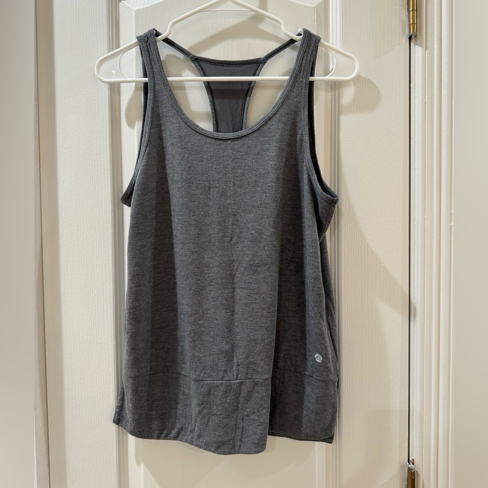 Gray sports tank